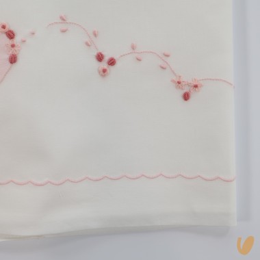 Lenzuolo ricamato a mano Coperte e Lenzuola