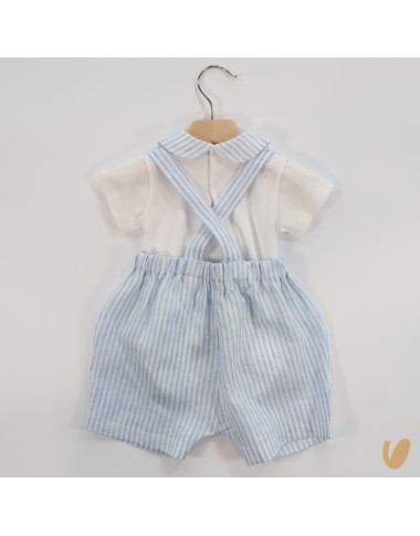 Body and Salopette in pure linen