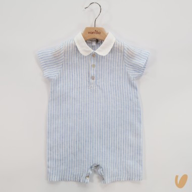 Pagliaccetto in puro lino Completo e Pagliaccetto