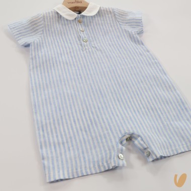 Pagliaccetto in puro lino Completo e Pagliaccetto