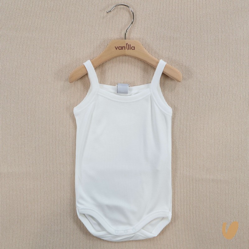 Body bretelline 100% bambù Body Bretelline