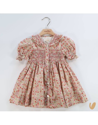 Abito chemisier ricamo punto smock Abito e Tuta