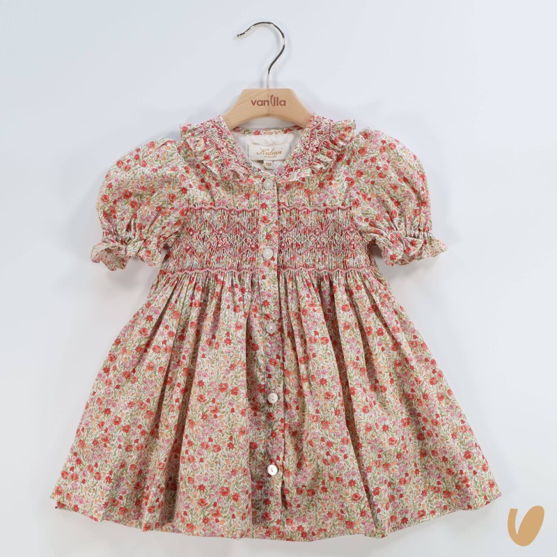 Abito chemisier ricamo punto smock Abito e Tuta