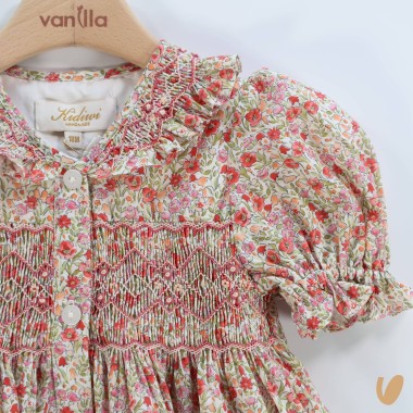 Abito chemisier ricamo punto smock Abito e Tuta