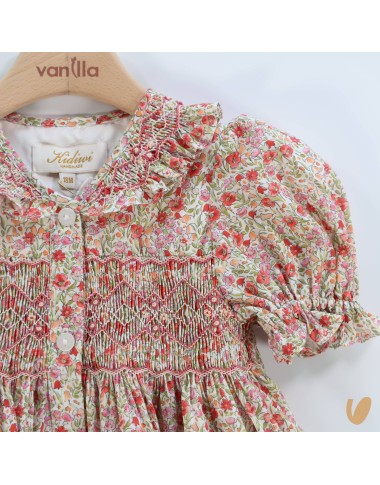Dress chemisier embroidery stitch smock