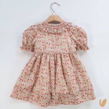 Abito chemisier ricamo punto smock Abito e Tuta