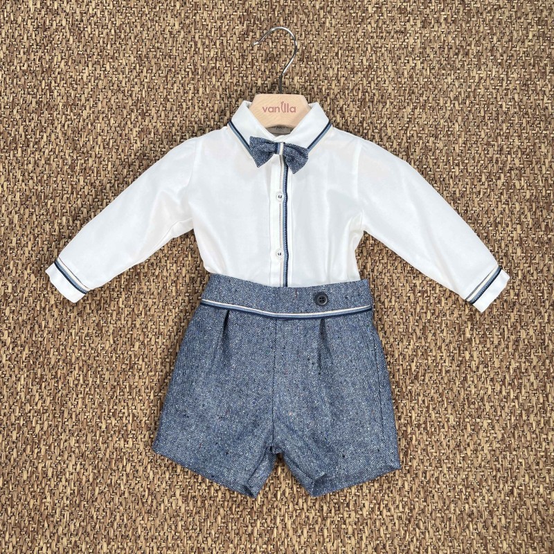 Set camicia bermuda e papillon Cerimonia