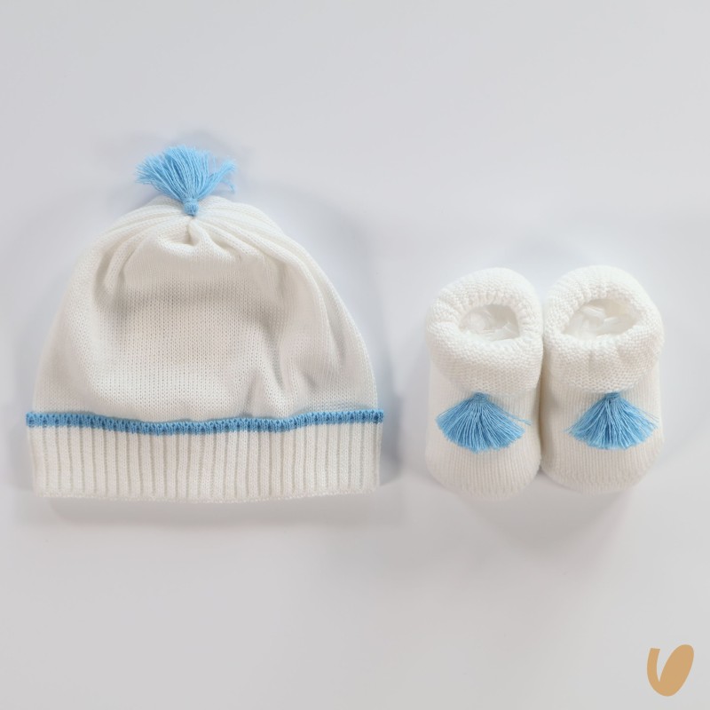 Scarpette e cappello nappine Cappello e Guanti