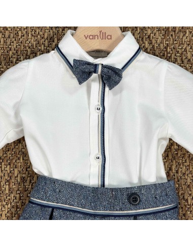 Set camicia bermuda e papillon Cerimonia