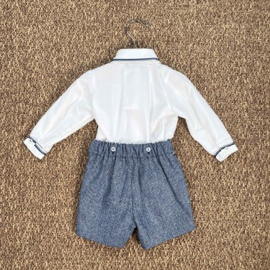 Set camicia bermuda e papillon Cerimonia