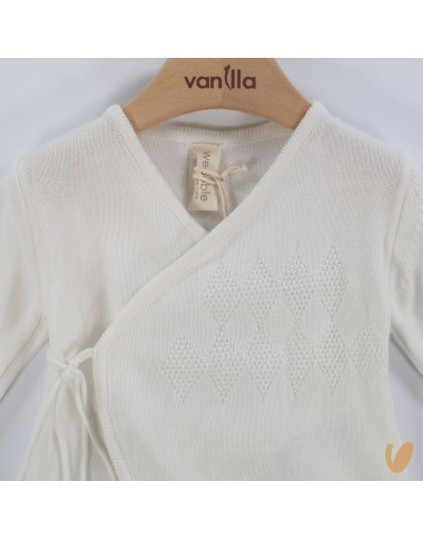 Tutina incrociata filo di cotone Set Nascita e Uscita Clinica