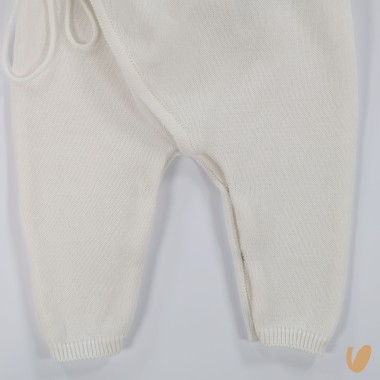 Tutina incrociata filo di cotone Set Nascita e Uscita Clinica