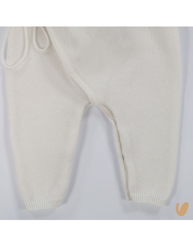 Tutina incrociata filo di cotone Set Nascita e Uscita Clinica