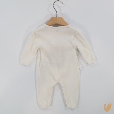 Tutina incrociata filo di cotone Set Nascita e Uscita Clinica