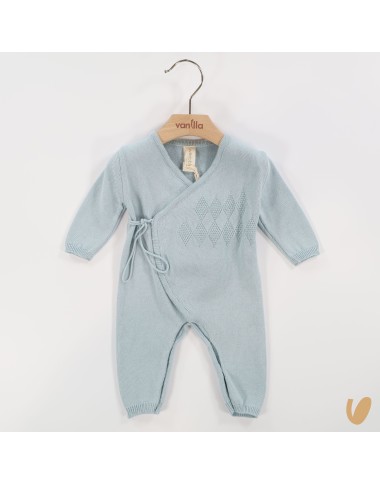 Tutina incrociata filo di cotone Set Nascita e Uscita Clinica