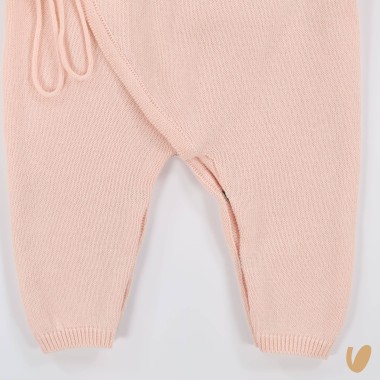 Tutina incrociata filo di cotone Set Nascita e Uscita Clinica