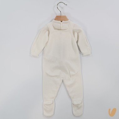 Completo salopette e maglia Set Nascita e Uscita Clinica