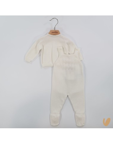 Completo salopette e maglia Set Nascita e Uscita Clinica