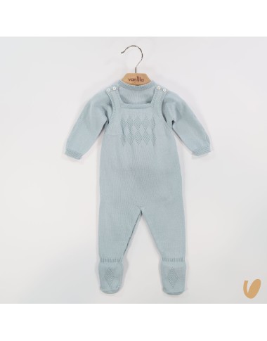 Complete turquoise and knit