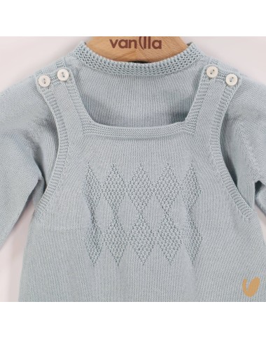 Complete turquoise and knit