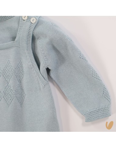 Complete turquoise and knit