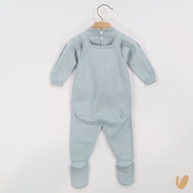 Completo salopette e maglia Set Nascita e Uscita Clinica