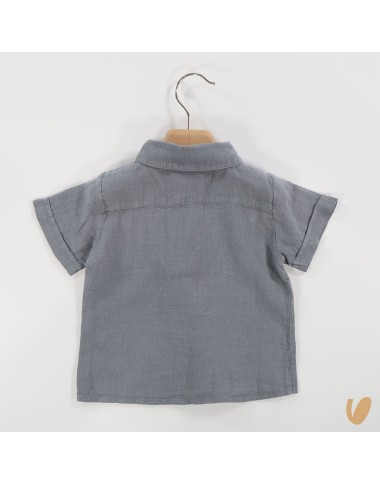 Shirt in pure linen