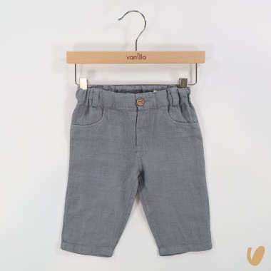 Pantalone in puro lino Neonato 0/36