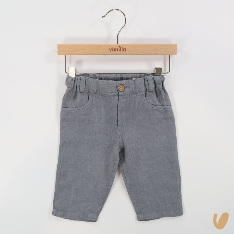 Pantalone in puro lino Neonato 0/36