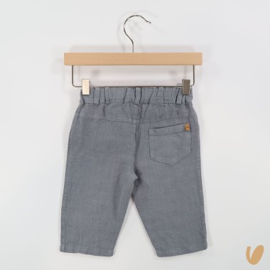 Pantalone in puro lino Neonato 0/36
