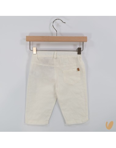Pantalone in puro lino Neonato 0/36