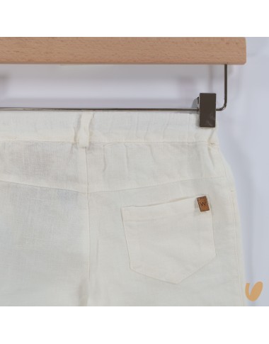 Pantalone in puro lino Neonato 0/36