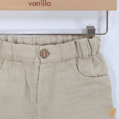 Pantalone in puro lino Neonato 0/36