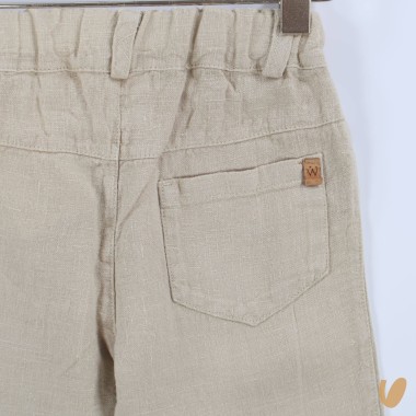 Pantalone in puro lino Neonato 0/36