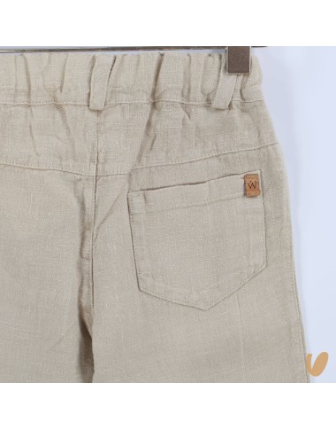 Pure linen trousers