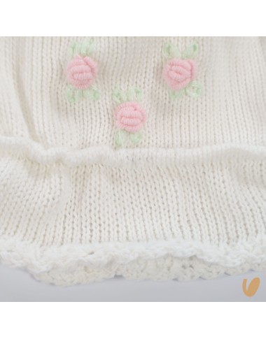 Cappellino filo ricamato Cappello e Babbucce