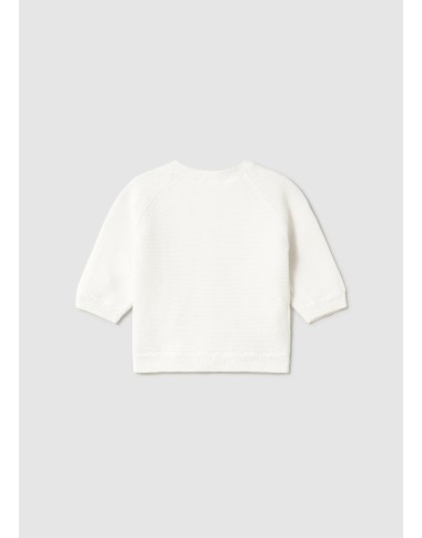 Cardigan in cotton thread