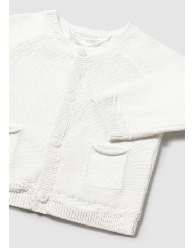 Cardigan in cotton thread