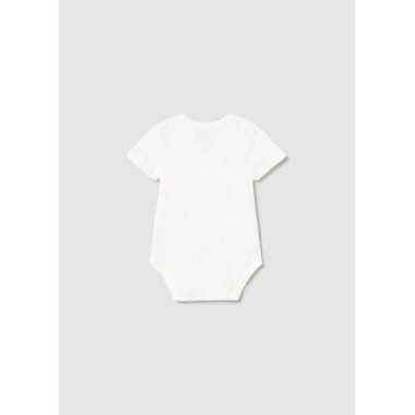 Body incrocio traforato Body Manica Corta