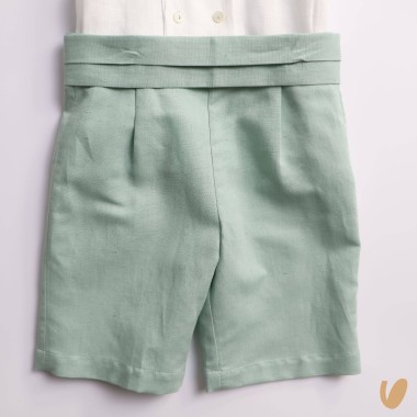 Completo elegante in lino Battesimo