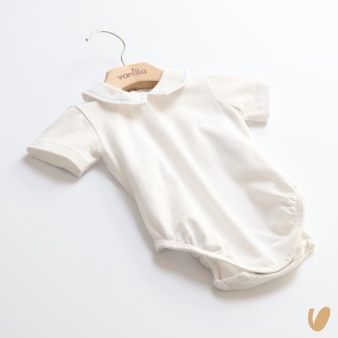 Body con colletto ricamato a mano Intimo e Camicia Fortuna