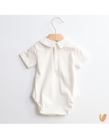 Body con colletto ricamato a mano Intimo e Camicia Fortuna