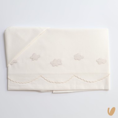 Lenzuolo ricamato a mano Coperte e Lenzuola