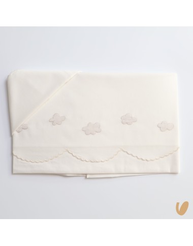 Hand embroidered sheet