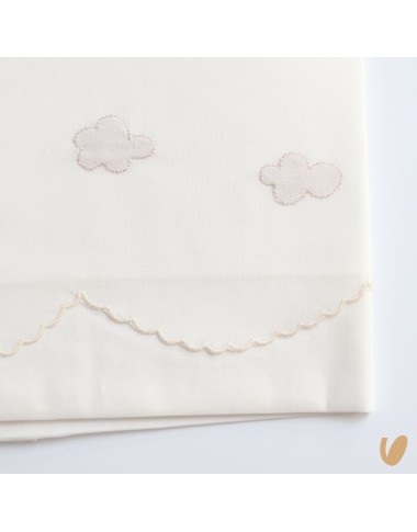 Hand embroidered sheet