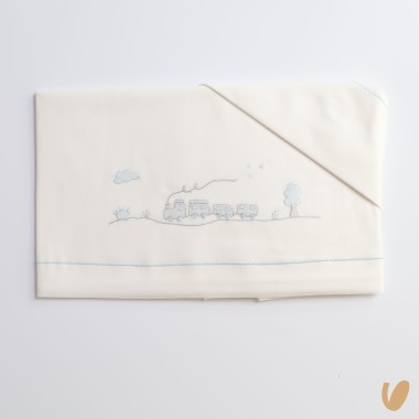 Lenzuolo ricamato a mano Coperte e Lenzuola