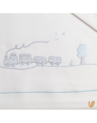 Hand embroidered sheet