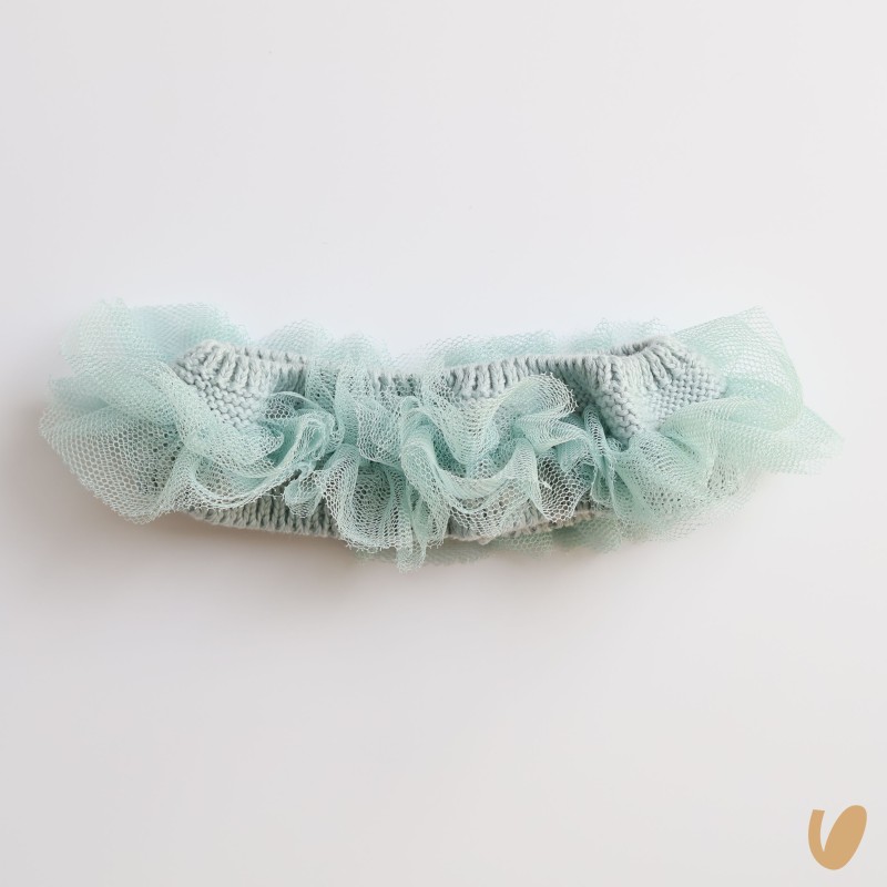 Fascia in filo con tulle Fasce e Codini