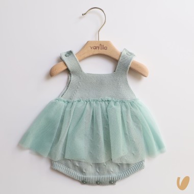 Salopette con gonna tulle Abito e Salopette