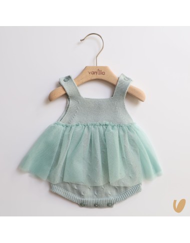 Salopette with tulle skirt